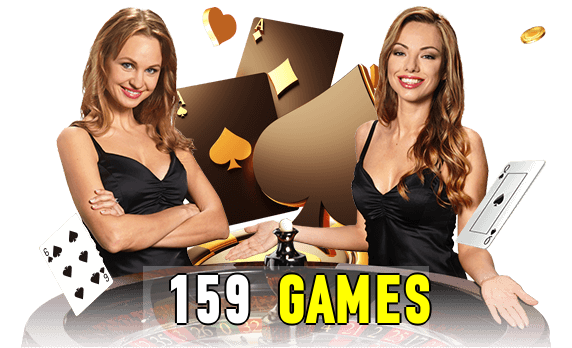Jogue com dealers reais no 159 games!